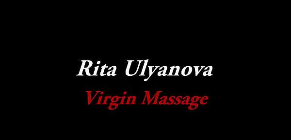  Cutest babe Rita Ulyanova gets massaged by lesbian